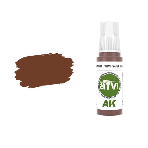 Go to product AK INTERACTIVE 11304 - Acrylic paint WWI French Brown 17ml