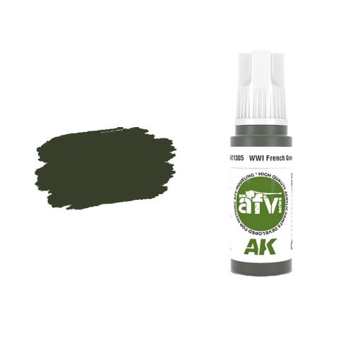 Go to product AK INTERACTIVE 11305 - Acrylic paint WWI French Green 1  17ml