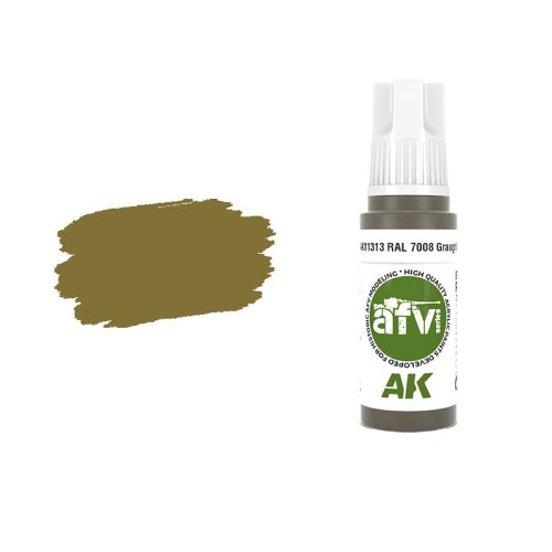 Go to product AK INTERACTIVE 11313 - Acrylic paint RAL 7008 Graugrün 17ml