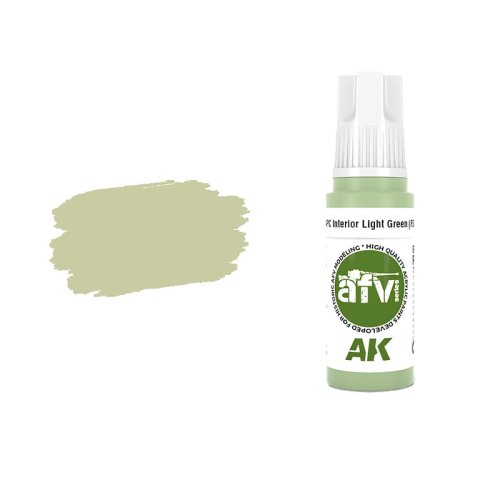 Go to product AK INTERACTIVE 11345 - Acrylic paint APC Interior Light Green FS24533 17ml
