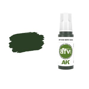 AK INTERACTIVE 11358 - Acrylic paint NATO Green 17ml