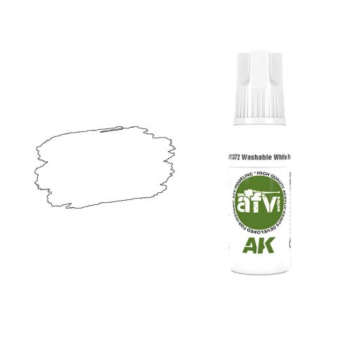 Go to product AK INTERACTIVE 11372 - Acrylic paint Washable White Paint 17ml