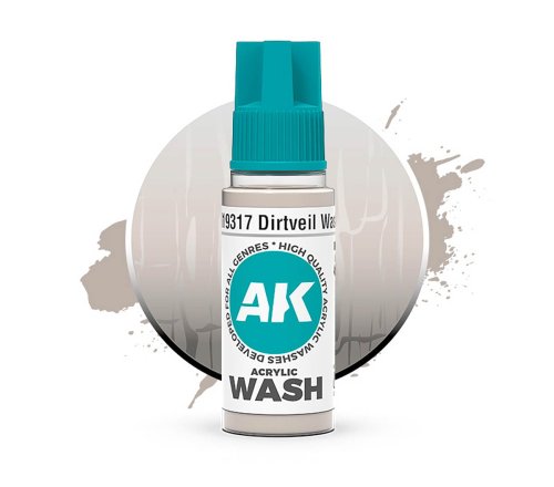 Go to product AK Interactive 19317 - Dirtveil acrylic wash 18 ml