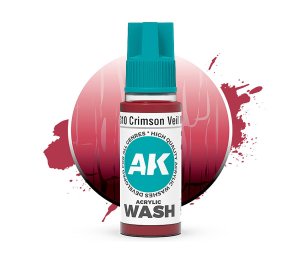 AK Interactive 19310 - Crimson Veil acrylic wash 18 ml