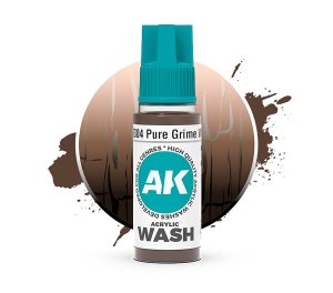 AK Interactive 19304 - Pure Grime acrylic wash 18 ml