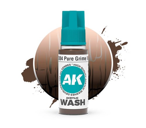 Go to product AK Interactive 19304 - Pure Grime acrylic wash 18 ml