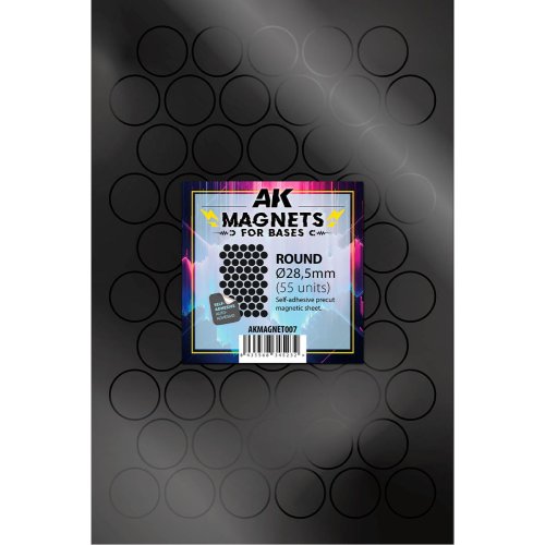Go to product AK Interactive MAGNET007 - Round Magnet For Bases 28,5 mm - 55 pcs