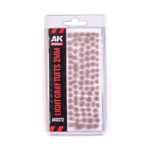 AK Interactive 8272 - Fantasy Tufts 2 mm light grey