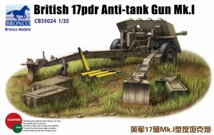 BRONCO CB 35024 - 1:35 British 17pdr Anti-tank gun Mk.I