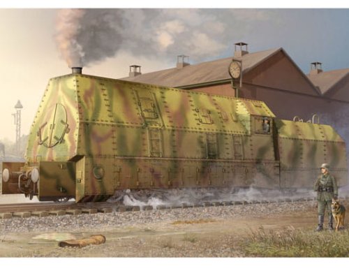 Go to product TRUMPETER 00219 - 1:35 German Panzerlok BR57 Armoured Locomotive