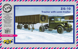 PST 72063 - 1:72 ZIS-10 Tractor with semi-trailer
