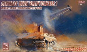 MODELCOLLECT UA72092 - 1:72 Germany WWII Rheintochter 1 Movable Missile Launcher with E75 Body