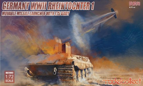 Go to product MODELCOLLECT UA72092 - 1:72 Germany WWII Rheintochter 1 Movable Missile Launcher with E75 Body