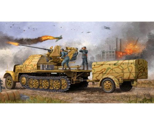 Go to product TRUMPETER 01526 - 1:35 German 3.7cm Flak 37 auf Selbstfahrlafette (Sd.Kfz.7/2 late version)
