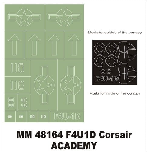 Go to product MONTEX MM48164 - 1:48 F4U1D Corsair
