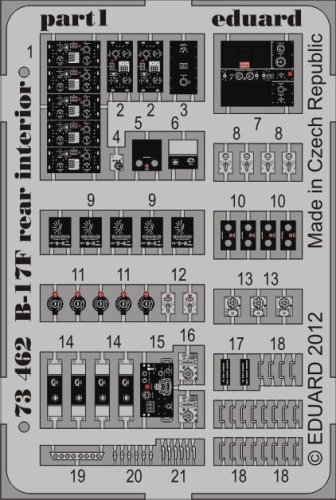 Go to product EDUARD 73462 - 1:72 B-17F rear interior