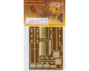 PART P35100 - 1:35 Sd.Kfz. 251 Ausf. C benches