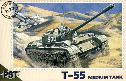 Go to product PST 72046 - 1:72 T-55 Medium Tank