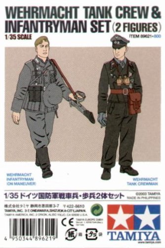 Go to product TAMIYA 89621 - 1:35 Wehrmacht Tank Crew & Infantryman Set