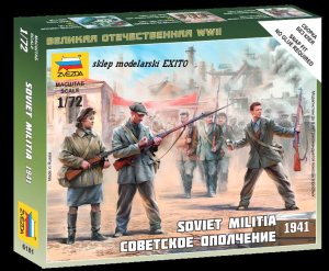 ZVEZDA 6181 - 1:72 Soviet Militia 1941