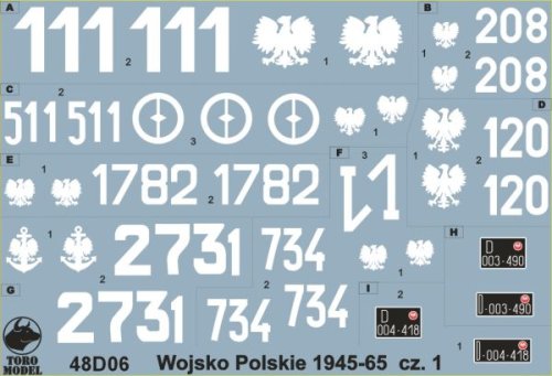 Go to product TORO MODEL 48D06 - 1:48 Polish Army 1945-65 vol.1