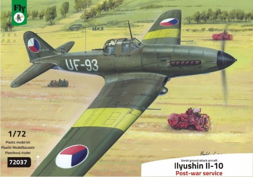 Go to product FLY 72037 - 1:72 Ilyushin IL-10 Post war service