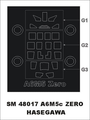 Go to product MONTEX SM48017 - 1:48 A6M5c Zero