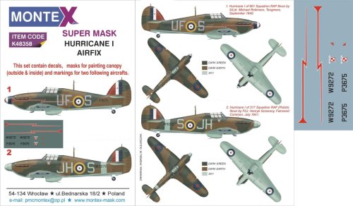 Go to product MONTEX K48358 - 1:48 Hurricane Mk.I