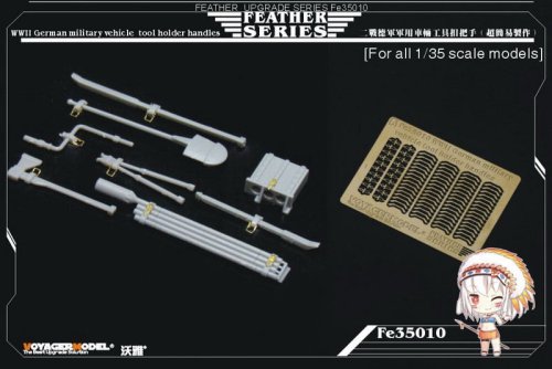 Go to product VOYAGER FE35010 - 1:35 WWII German military vehicle tool holder handles