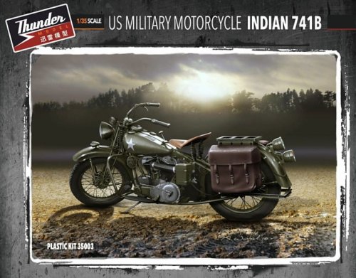 Go to product THUNDER MODEL 35003 - 1:35 US Military Motorcycle Indian 741B