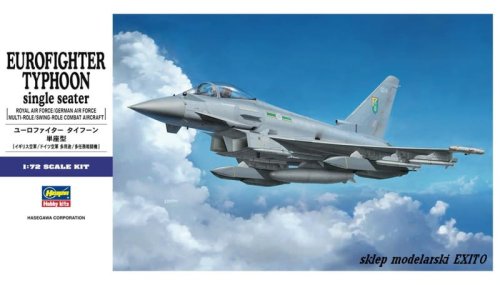 Go to product HASEGAWA E40 - 1:72 Eurofighter Typhoon Single Seater