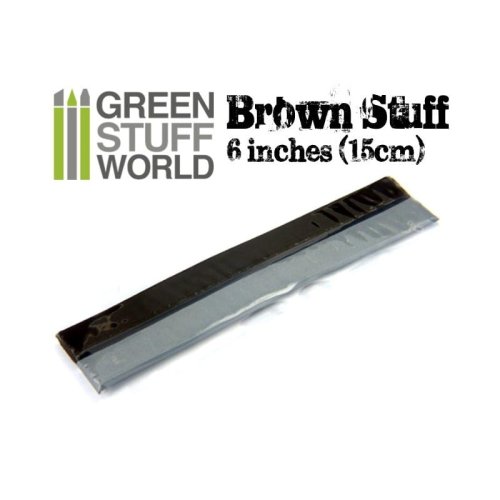 Go to product GREEN STUFF 9227 - Brown Stuff Tape 15 cm - Masa modelarska dwuskładnikowa