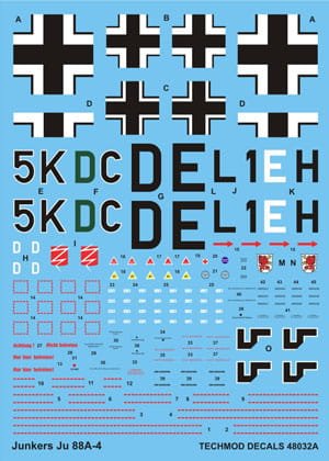 Go to product TECHMOD 48032 - 1:48 Junkers Ju-88 A-4