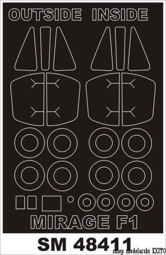 Go to product MONTEX SM48411 - 1:48 Mirage F1 CT/CR