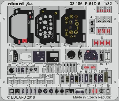 Go to product EDUARD 33186 - 1:32 P-51D-5