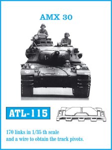 Friulmodel ATL-115 - 1:35 AMX-30 metal tracks