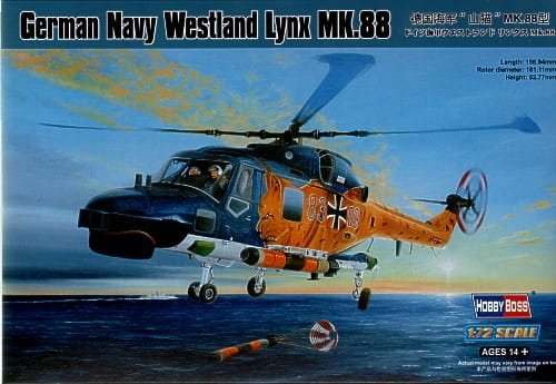 Go to product HOBBY BOSS 87239 - 1:72 German Navy (Bundesmarine) Westland Lynx MK.88