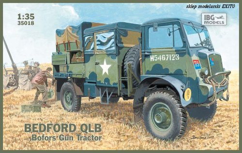 Go to product IBG 35018 - 1:35 Bedford QLB Bofors Tracktor Gun