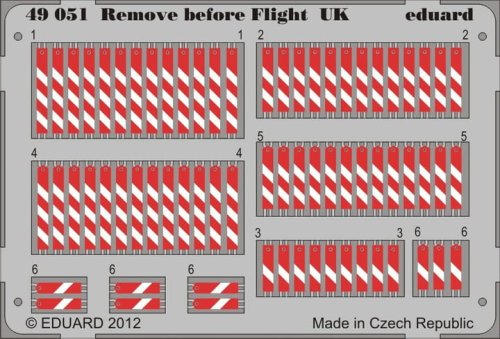 Go to product EDUARD 49051 - 1:48 Remove before flight UK