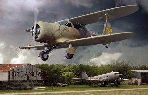 RODEN 442 - 1:48 Beechcraft UC-43 Staggerwing Traveller