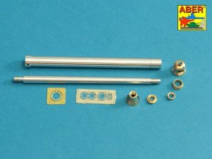 Aber 35L-248 - 1:35 8,8cm Kw.K 43/3 L/71 metal gun barrel for Tiger II with Porsche turret late production