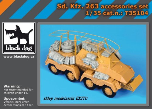 Go to product BLACK DOG T35104 - 1:35 Sd.Kfz 263 accessories set