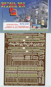PART S72241 - 1:72 SB2C-3.4.5 Helldiver perforated flaps