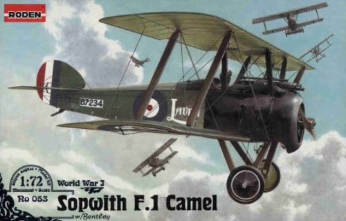 Go to product RODEN 053 - 1:72 Sopwith Camel TF1 w / Bentley