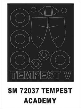 Go to product MONTEX SM72037 - 1:72 Hawker Tempest