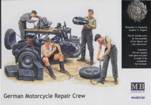 Go to product MASTER BOX 3560 - 1:35 German Motorcycle Repair Crew
