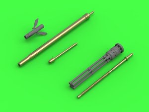 MASTER AM-72-110 - 1:72 Mi-24 Hind D/E JakB-12.7 rotary cannon gun barrels and DUAS probe