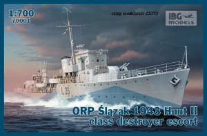 IBG 70001 - 1:700 ORP Slazak 1943 Hunt II class destroyer escort