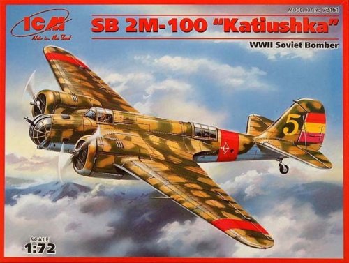 Go to product ICM 72161 - 1:72 SB 2M-100 "Katiushka", Spanish Air Force Bomber