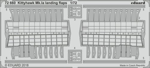 Go to product EDUARD 72660 - 1:72 Kittyhawk Mk.Ia landing flaps